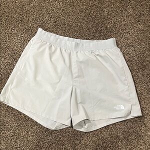 The North Face Women's Light Gray Athletic Shorts